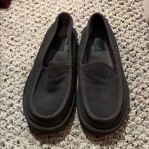 UGG Men's Charcoal Suede Loafers
